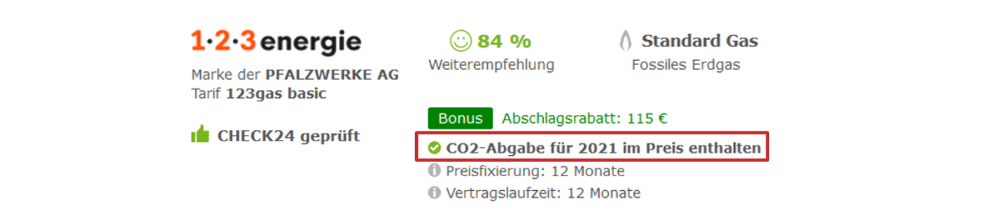 CO₂-Steuer 2021 in Deutschland | CHECK24